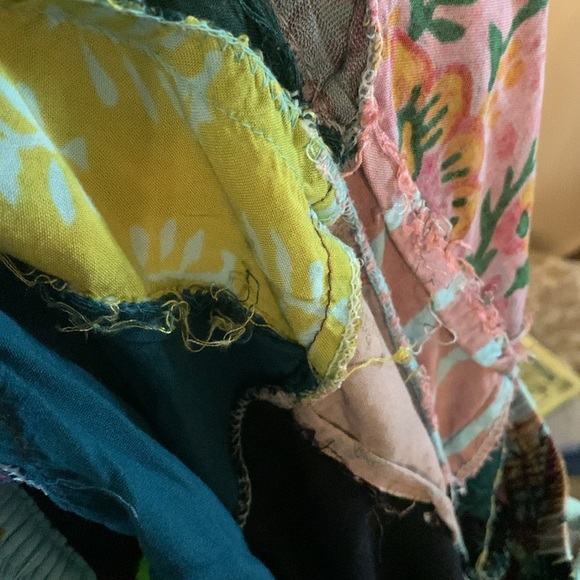 Paths Of The Spirit Bohemian Gypsy Patchwork Parachute Pants Size L/XL - Picture 14 of 14